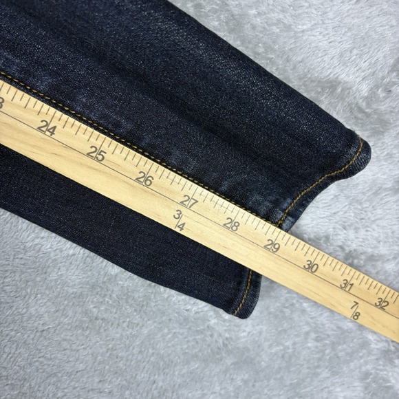 Driftwood Jackie Womens 27 Floral Embroidery Skinny Blue Jeans Stretch - Picture 7 of 8